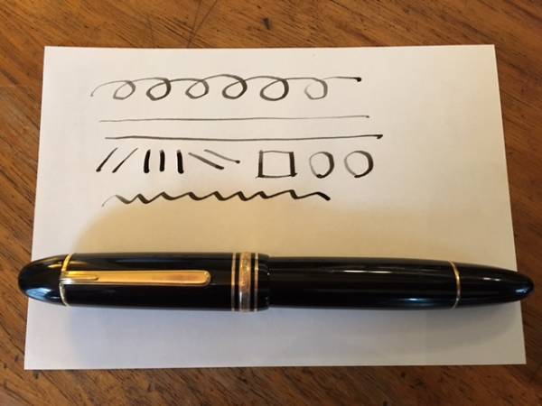 カリグラフィー ♢ マイスターシュテュック カーブドニブ Montblanc