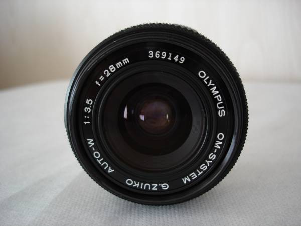 オリンパス OM G.ZUIKO 広角 28mm f3.5 ズイコー 広角レンズ OLYMPUS