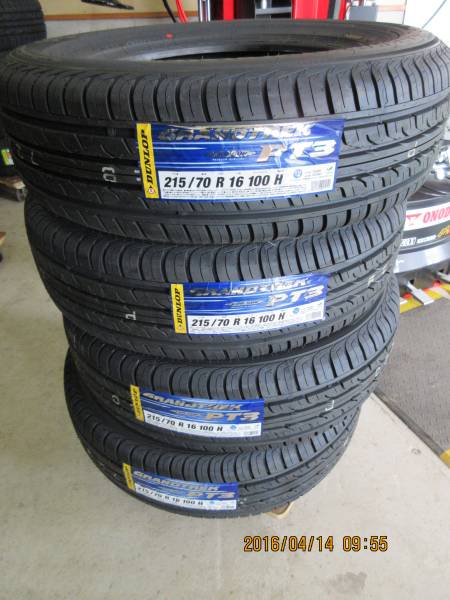 ダンロップ PT3 215/70R16 4本セット 【在庫処分】