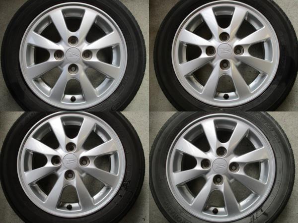 ダイハツ純正アルミホイール＋夏タイヤ ②155/65R14【1/2】ダイハツ