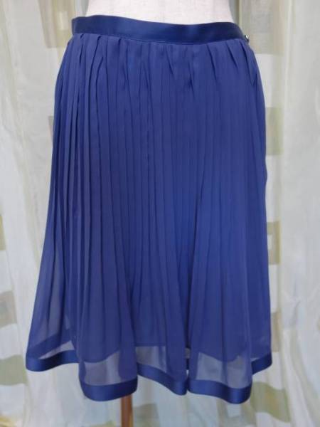 NARACAMICIEナラカミーチェ★サイズ2★プリーツスカートブルー系
