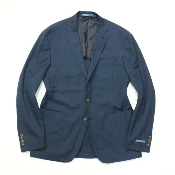 ラルフローレン イタリア製 リッチなネイビー ジャケット 40 L
