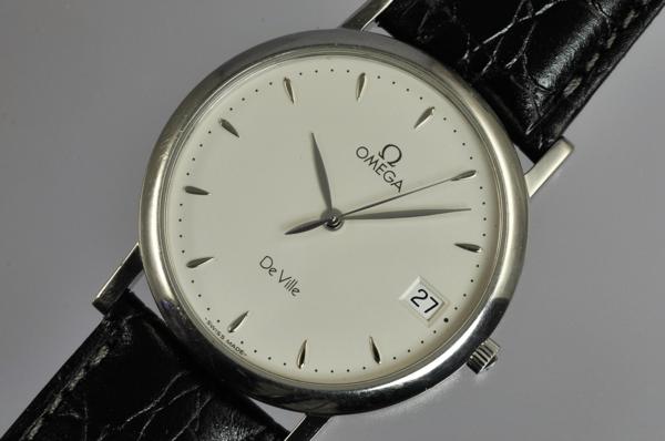 １円～　オメガ　OMEGA　デビル　クォーツ　メンズ　腕時計