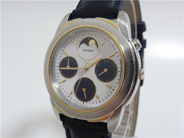 ●SEIKO Avenue 7F39-6060 カレンダー　時計 完全洗浄