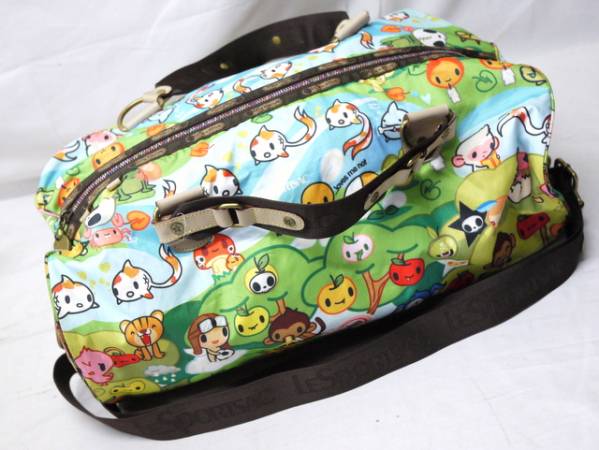 LeSPORTSAC レスポ Tokidoki トキドキ ボストンバッグ 限定