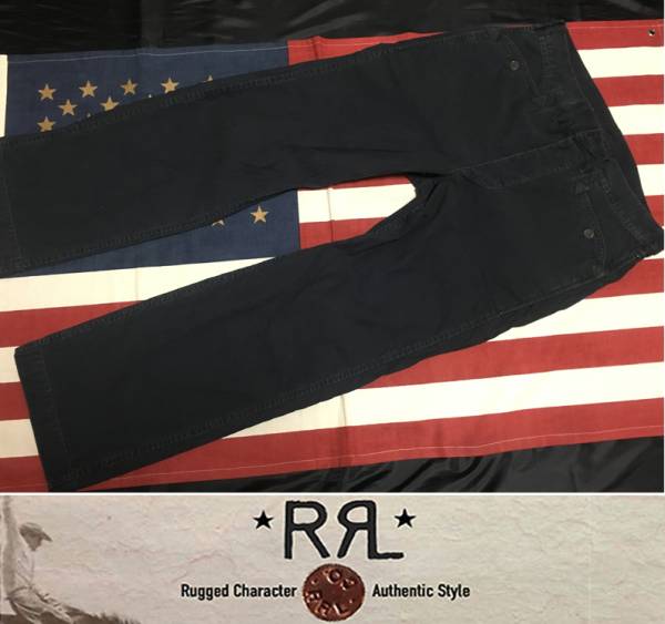 RRL ダブルアールエル 後染め デザインパンツ W36ラルフローレン