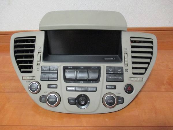 日産純正50シーマ マルチ エアコンパネル ナビモニター