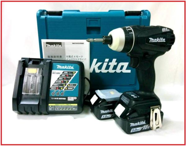 マキタ 18V充電式4モードインパクトドライバ TP141DRTXB黒 5.0Ah