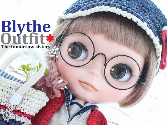 ◆Blythe Outfit◆ブライス♪マリンコーデ8点set NO.48