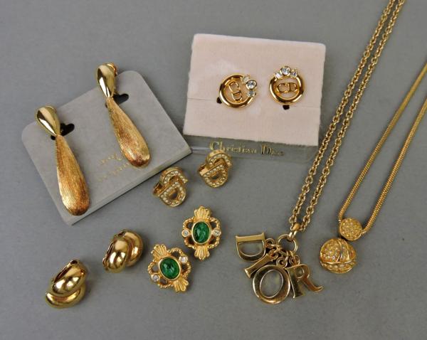 正規品C・DIOR クリスチャンディオール ネックレス等 アクセ7点