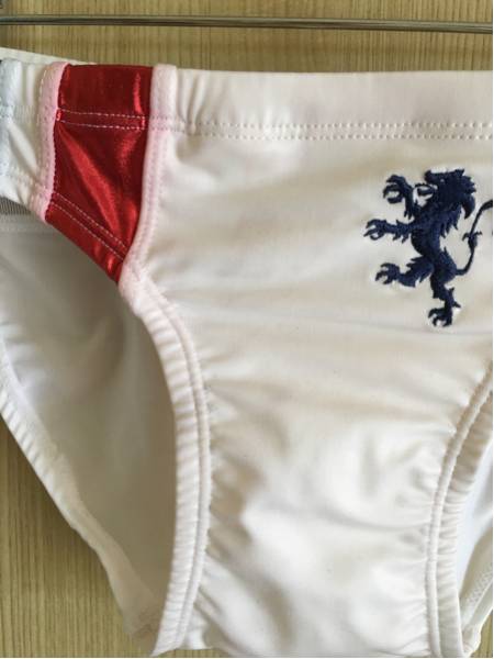 GMW ビキニ 競パン WEAR SW452023（M） スイムビキニ ホワイト競パン