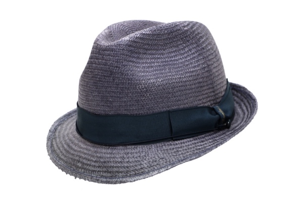 伊製▼Borsalino ボルサリーノ 高級 パナマハット▼帽子▼59cm