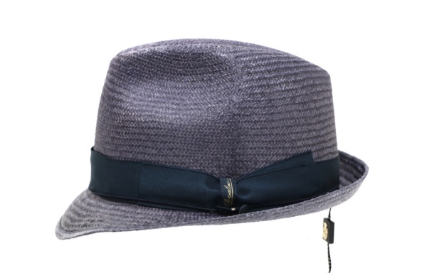伊製▼Borsalino ボルサリーノ 高級 パナマハット▼帽子▼59cm
