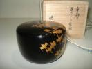 風流庵】『輪島塗』田崎昭一郎作☆波千鳥蒔絵 平棗 桐共箱 Yahoo!