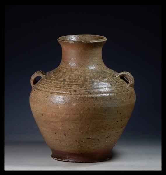 壷■古い耳付き船壷 丸壺 茶壷 古玩 古美術 時代物 骨董品■ 壷□古い耳付き船壷 丸壺 茶壷 古玩 古美術 時代物 骨董品□ 壷□古い