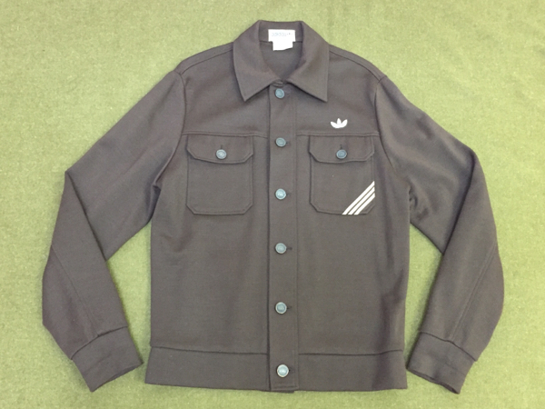 80's adidas メタルボタンジャケット ジャージ used美品デサント