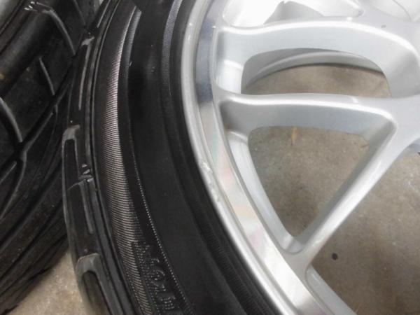 スバル 純正BBS 7j/+55 DIREZZA 215/45-17 約7～8分山 中古 スバル