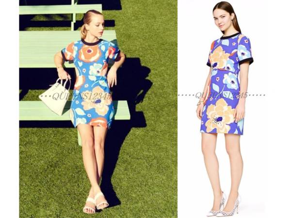 ◆ケイトスペード◆美品5万 綺麗色フラワープリントワンピース4