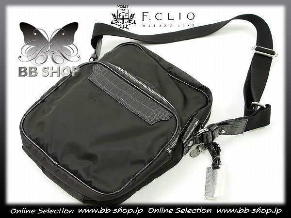 ◇8617◇定5.3万!F.CLIO エフクリオ新品牛革ショルダーバッグ/伊 新品1
