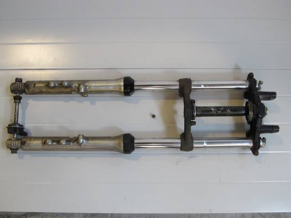 【3089】RZ250R 初期 フロントセット/左オイル漏れあり