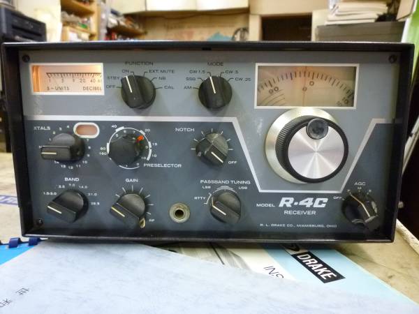 超希少 DRAKE R-4C 受信機 中古品(少々難有)