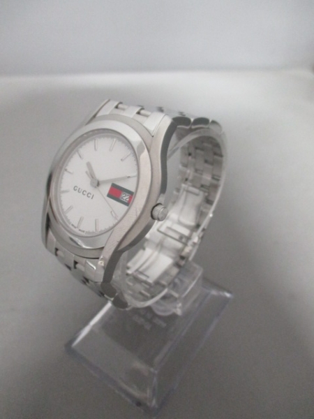 GUCCI グッチ 5500M シェリーラインリストウォッチ 腕時計 シルバー