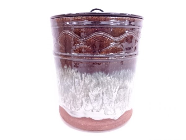 46915# 【1円～】加藤春永造　朝鮮唐津水指