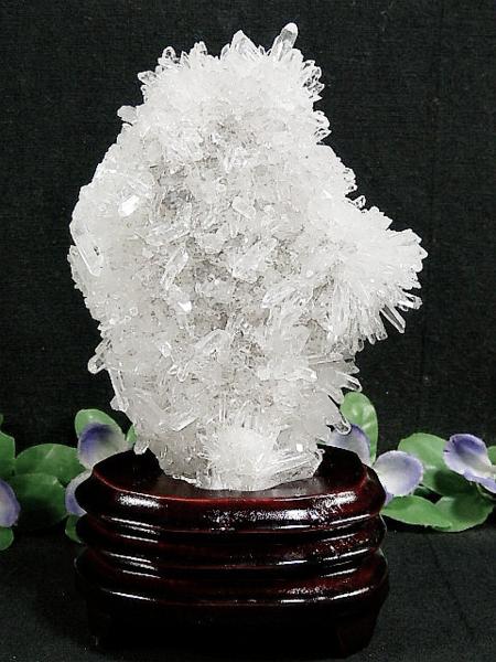 AAA級天然菊花水晶クラスター112U6-37U88