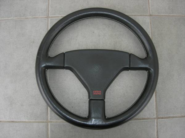 コブラ モモ ステアリング 当時物 MOMO 希少 ロードスター Cobra COBRA