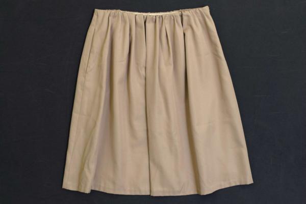 0576-16H0991★ボールジー★グログランギャザースカート38夏通勤