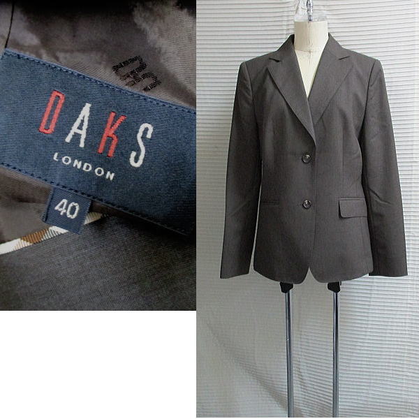 40）11号L*ダックスDAKS日本製ウール ジャケット DAKS ウール100 