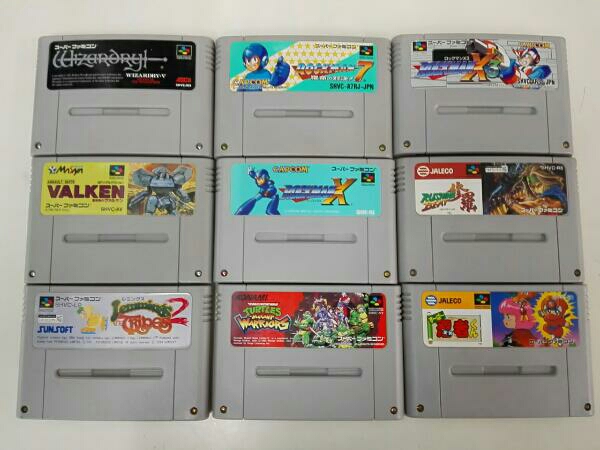 【ジャンク】スーパーファミコンレアソフト9点セット