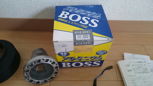 ステアリングボス ワークスベル 414スズキ スイフトなどに 