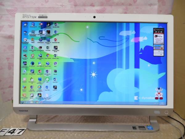 3波TV★東芝 D713★21.5型Full★1000M/4GB/1TB★Office★Win7