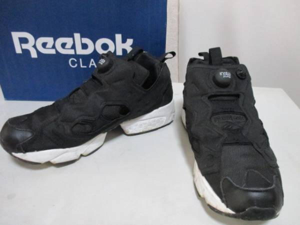 *Reebok INSTA PUMP FURY OG ポンプフューリー V65750 黒 10 28