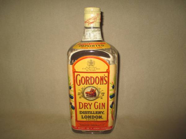 ☆古酒未開栓【ティンキャップ GORDONS DRY JIN】760ml☆ xvpbvx