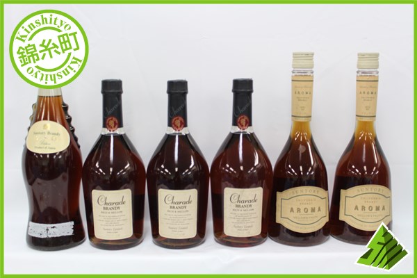 ◆注目! サントリー ブランデー 6本セット VSO シャレード等 J