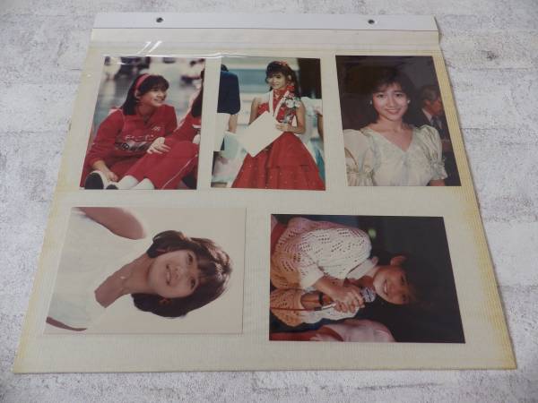 ★当時物 生写真 岡田有希子5枚 堀ちえみ6枚★