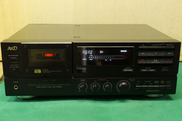 ◇A&D ステレオカセットデッキ GX-Z7100EX◇修理明細書付き 赤井