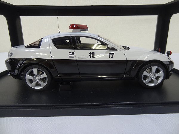 開封オートアート 1/18 マツダ RX-8 警視庁パトカー/警察[梱0.1