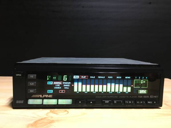 アルパイン TDA-5635 アンプレステープデッキ 【公式通販】