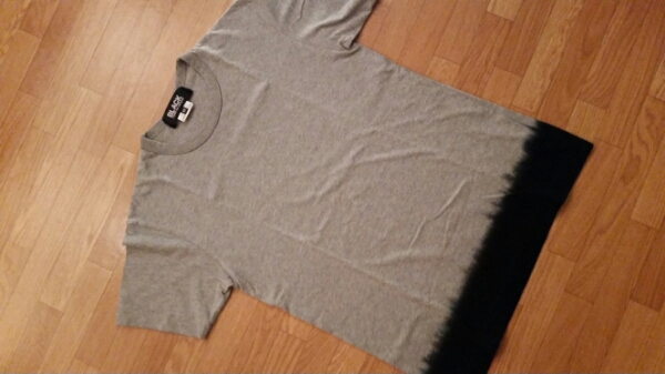美品 ブラック コムデギャルソン Tシャツ 灰 M Black ジュンヤ