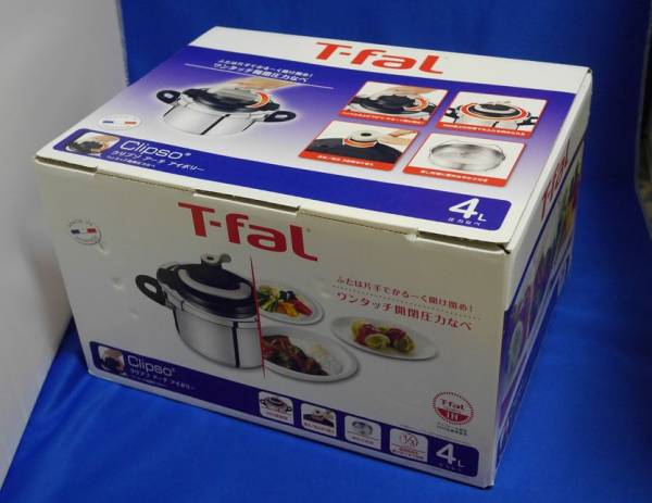 ○新品○ティファール 圧力鍋 クリプソ アーチ アイボリー 4L n2208