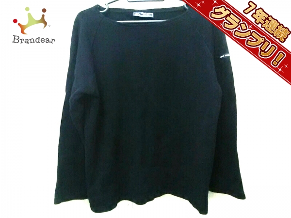 セントジェームス 長袖セーター M メンズ 美品 黒 SAINT JAMES