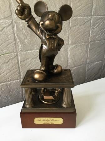 ミッキーブロンズ像オルゴール 非売品 激レア 第一生命 中古