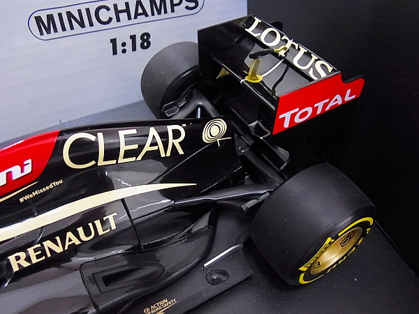 PMA ロータスF1 ルノーE21 2013/110 13007 K.ライコネン 1/18