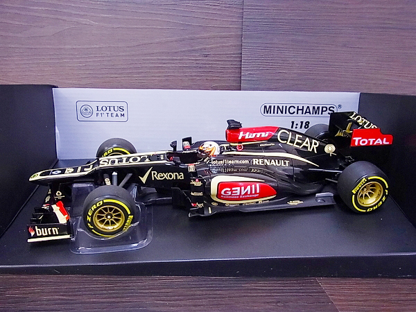 PMA ロータスF1 ルノーE21 2013/110 13007 K.ライコネン 1/18