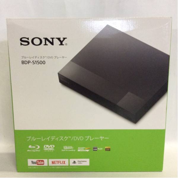SONY ブルーレイディスク/DVDプレーヤー BDP-S1500 K196 BDP-S1500