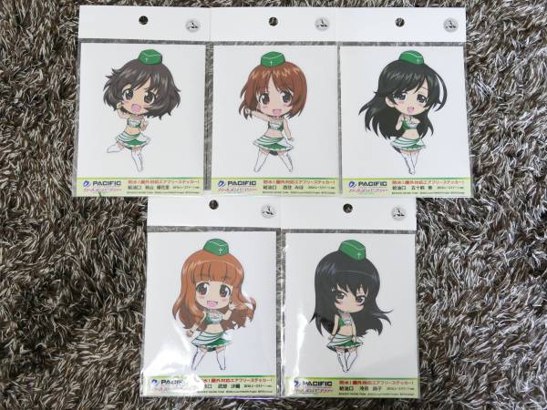 ガールズ＆パンツァー ステッカー あんこうチーム2016RQver.