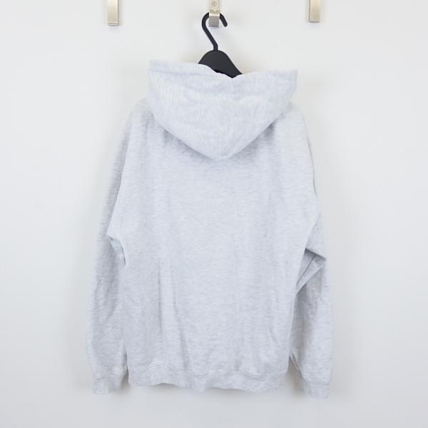 STUSSY スニーカー プリント プルオーバーパーカー GRAY XL